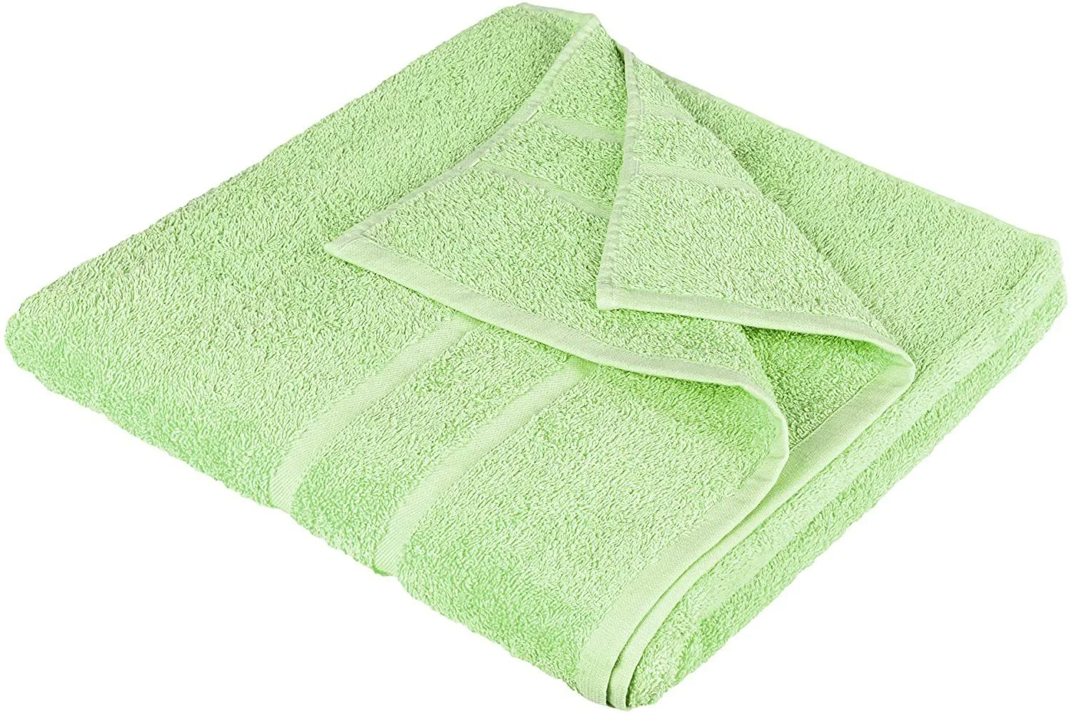 STICKANDSHINE Frottee-Handtücher · Hellgrün · 100% Baumwolle · 500 g/m²